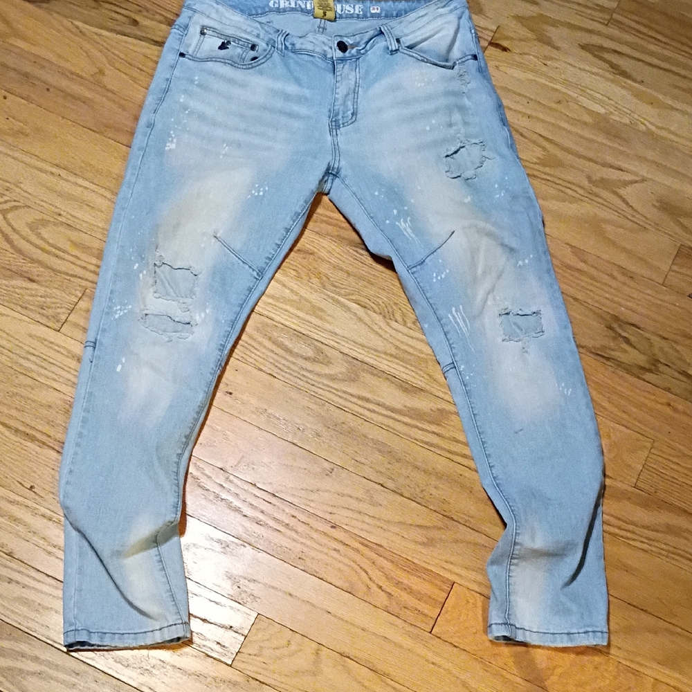 Men's Light Blue Relaxed Jeans